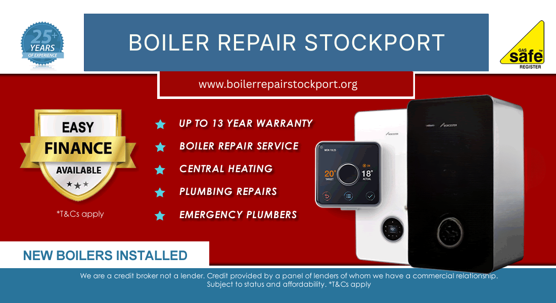 New boilers installation offer in Stockport poster